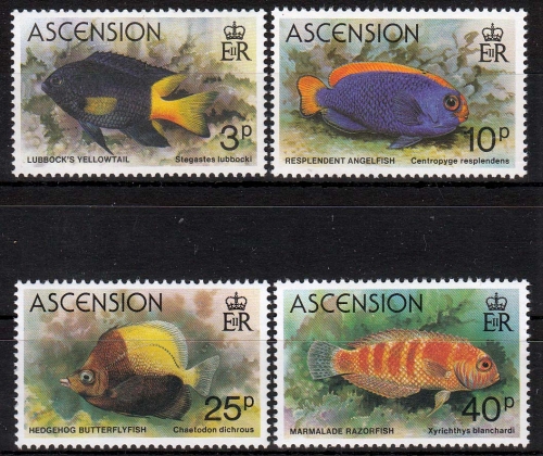 Ascension MiNr. 264/67 ** Fische
