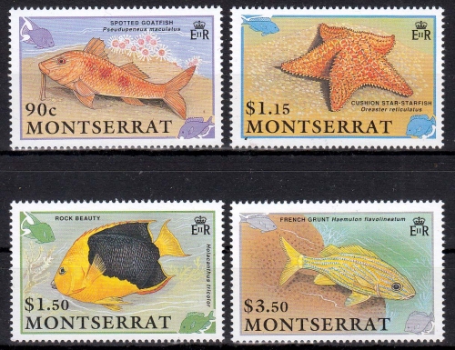 Montserrat MiNr. 795/98 ** Meerestiere
