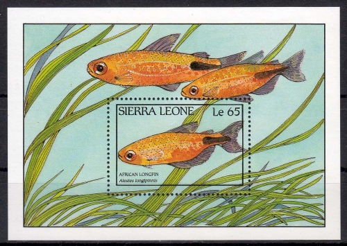 Sierra Leone MiNr. Bl. 76 ** Fische
