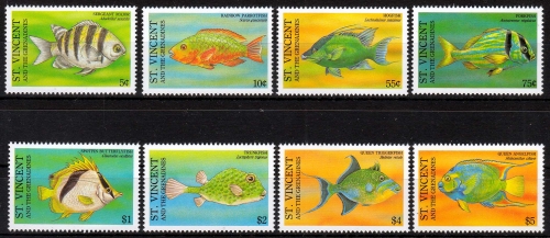 St. Vincent/Grenadinen MiNr. 2332/39 ** Fische