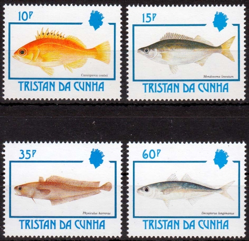 Tristan da Cunha MiNr. 526/29 ** Fische