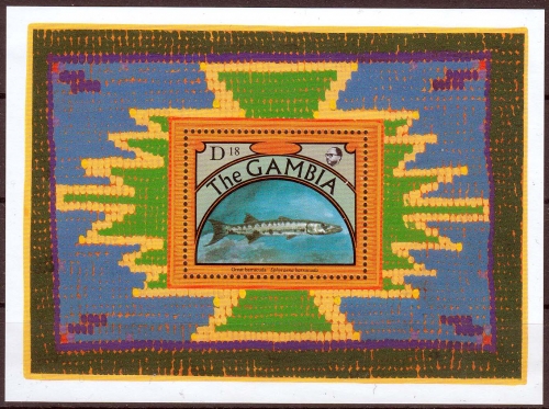 Gambia MiNr. Bl. 129 ** Fische