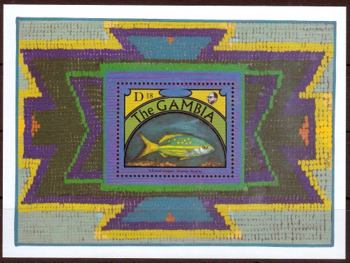 Gambia MiNr. Bl. 130 ** Fische
