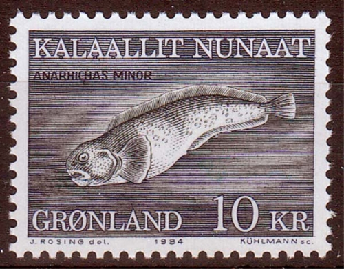 Grönland MiNr. 154 ** Freimarke: Meeresfauna