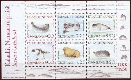 Grönland MiNr. Bl. 3 ** Robben