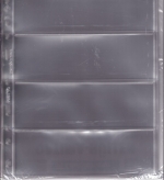 Leuchtturm Optima-Hüllen, glasklar 4 C, 10er Pack Neu