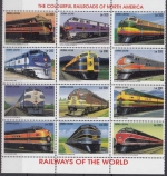 Sierra Leone MiNr. Klbg. 2330/41 + 2318/29 + 2306/17 + 2294/05 ** Eisenbahnen