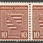 SBZ MiNr. 78 I x ** PLF Spieß in "1" der rechten Wertangabe 10