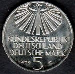 5 DM Otto Hahn, 1979