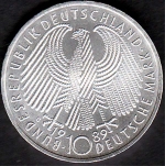 10 DM 40 Jahre Bundesrepublik, 1989