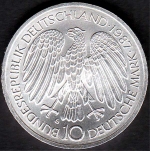 10 DM 30 Jahre Römische Verträge, 1987
