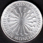 10 DM Olympiade Spirale München, 1972