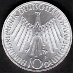10 DM Olympiade Spirale München, 1972
