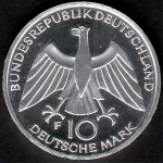 10 DM Olympiade Verschlungene Arme, 1972