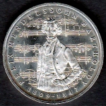 5 DM Felix Mendelssohn-Bartholdy, 1984