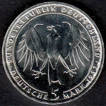 5 DM Johann Wolfgang von Goethe, 1982