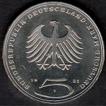 5 DM Gotthold Ephraim Lessing, 1981