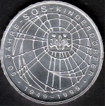 10 DM 50 Jahre SOS-Kinderdörfer, 1999
