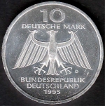 10 DM Wilhelm Conrad Röntgen, 1995