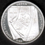 10 DM 800 Jahre Deutscher Orden, 1990