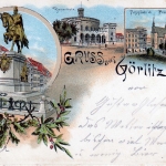 AK Gruss aus Görlitz, gelaufen