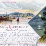AK Gruss aus Heringsdorf, gelaufen