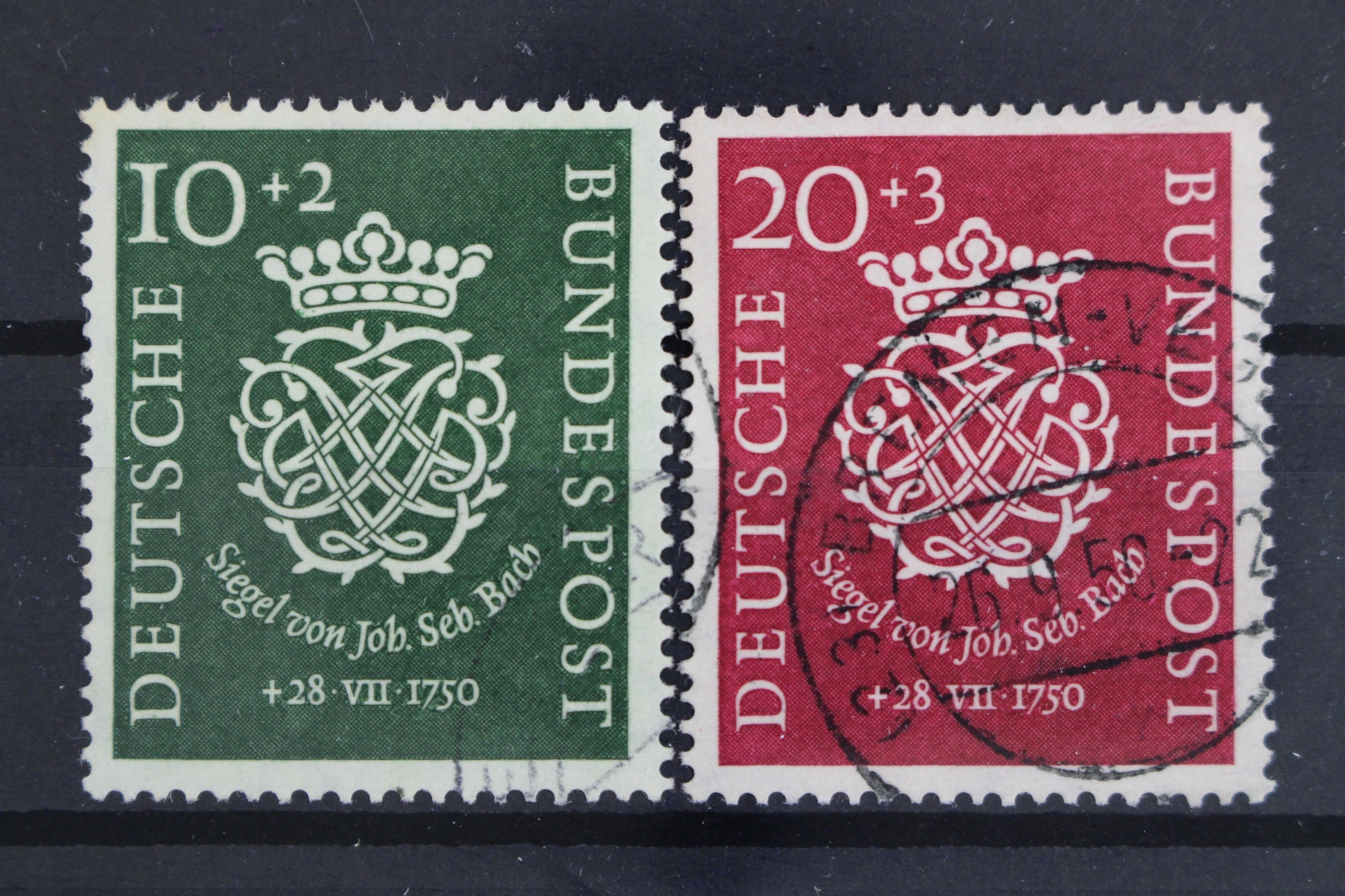 Deutschland (BRD), MiNr. 121-122, gestempelt - Briefmarken ...