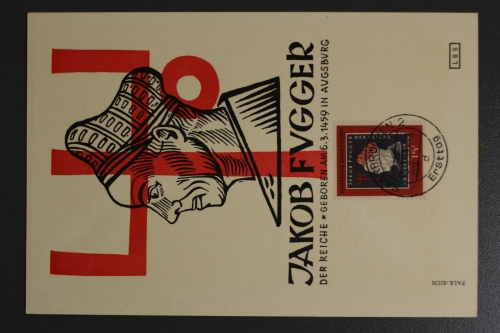 Deutschland (BRD), MiNr. 307, EST, Maximumkarten