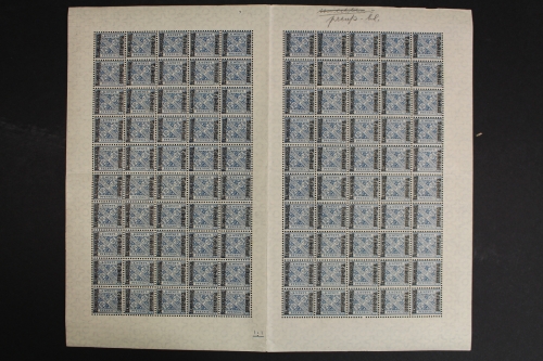 Württemberg, MiNr. 264 c, 100er Bogen, postfrisch, BPP Signatur