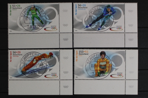 Deutschland (BRD), MiNr. 2237-2240, Ecken rechts unten, EST