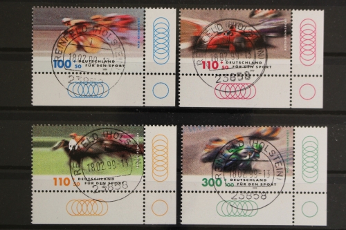 Deutschland (BRD), MiNr. 2031-2034, Ecken rechts unten, EST