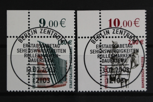 Deutschland (BRD), MiNr. 2313-2314, Ecken links oben, ESST
