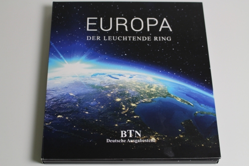 Medaillensammlung "Europa - Der leuchtende Ring", in 333er Silber