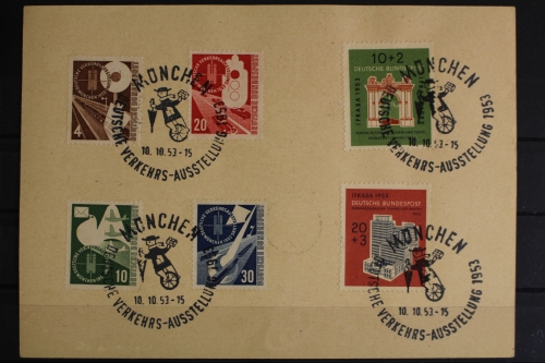 Deutschland (BRD), MiNr. 167-170, 171-172, Briefstück
