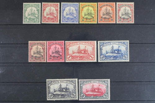 Deutsch-Neuguinea, MiNr. 8-19, ungebraucht