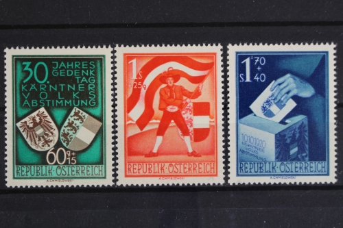 Österreich, MiNr. 952-954, postfrisch