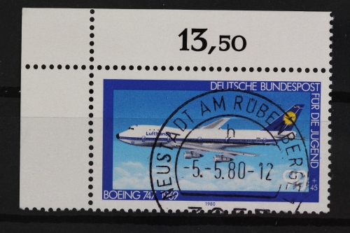 Deutschland (BRD), MiNr. 1043, Ecke li. oben, gestempelt