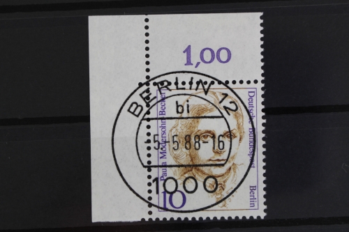 Berlin, MiNr. 806, Ecke links oben, gestempelt
