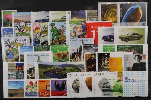 Deutschland, MiNr. 3199-3273, Jahrgang 2016, postfrisch