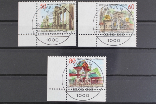 Berlin, MiNr. 761-763, Ecken links unten, ESST