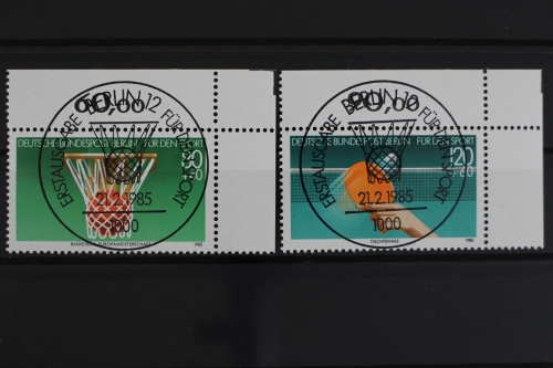 Berlin, MiNr. 732-733, Ecken rechts oben, ESST