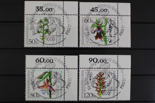 Berlin, MiNr. 724-727, Ecken rechts oben, ESST