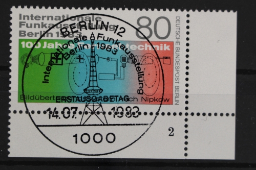 Berlin, MiNr. 702, Ecke rechts unten, FN 2, ESST