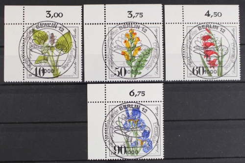 Berlin, MiNr. 650-653, Ecken links oben, ESST