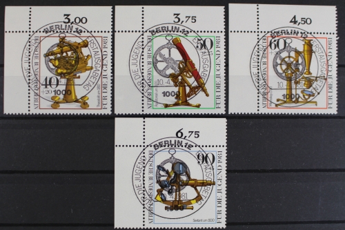 Berlin, MiNr. 641-644, Ecken links oben, ESST