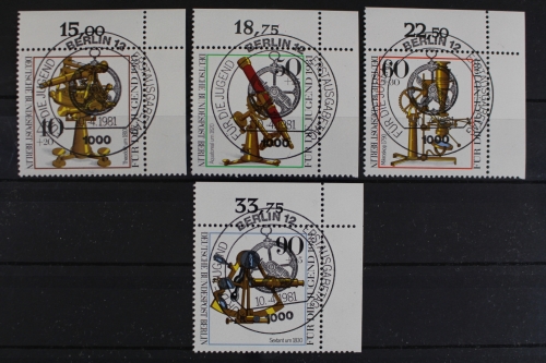 Berlin, MiNr. 641-644, Ecken rechts oben, ESST