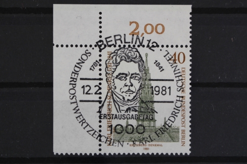 Berlin, MiNr. 654, Ecke links oben, ESST