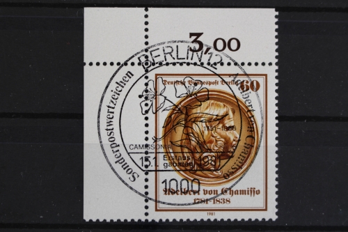 Berlin, MiNr. 638, Ecke links oben, ESST