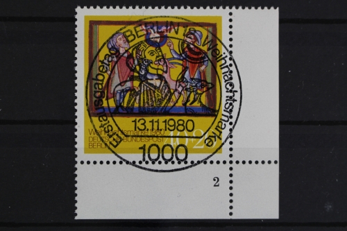 Berlin, MiNr. 633, Ecke rechts unten, FN 2, ESST