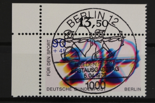 Berlin, MiNr. 597, Ecke links oben, ESST